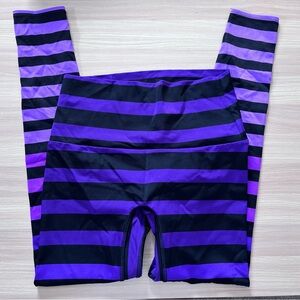 Monochromatic Purple KDeer Workout Leggings